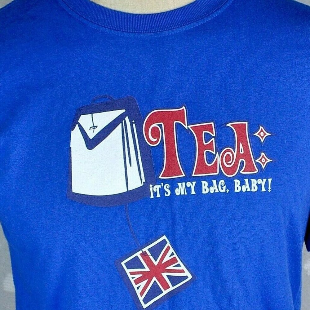 Tea Its My Bag Baby British Think Geek T-shirt Med